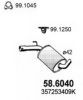 ASSO 58.6040 Middle Silencer